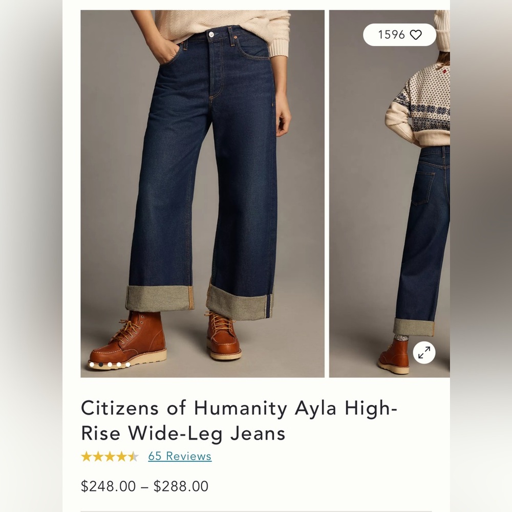 Ayla baggy cuffed jeans
